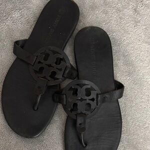 Tory Burch Black Thong Sandals